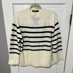 Striped Black and White Sweater